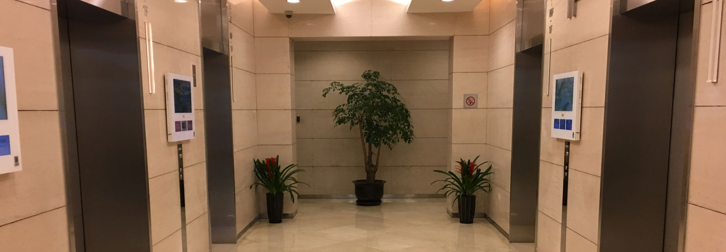 長(zhǎng)泰國(guó)際金融大廈電梯廳