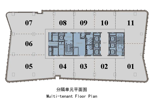 長(zhǎng)泰國(guó)際金融大廈平面圖